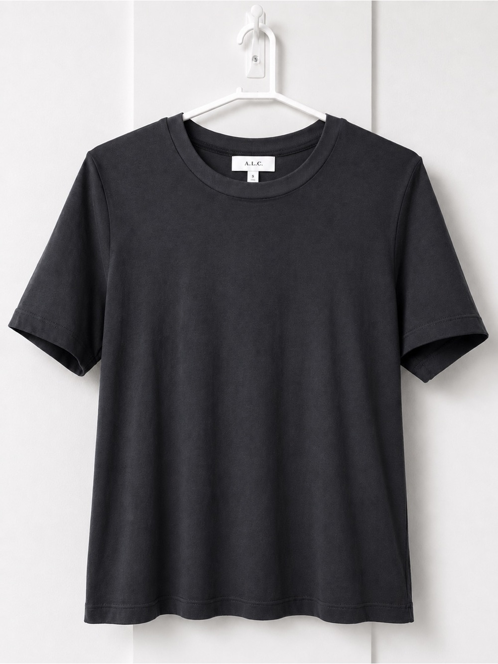 NWOT- A.L.C. Kari Relaxed Tee Black 100% Cotton size S